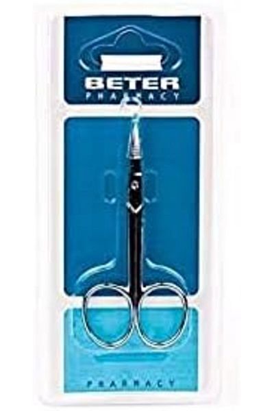 Beter Manicure Nails Curved Chrome plated Scissors