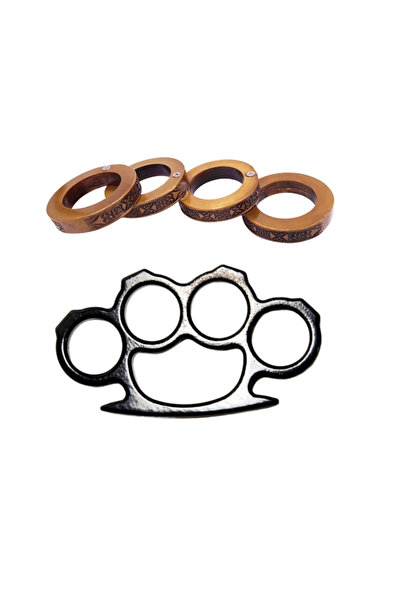 Depox Sada dvou krabiček na sebeobranu IdeallStore, nerezová ocel