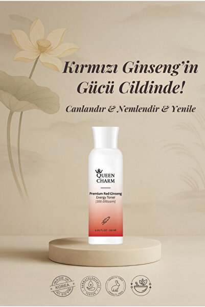 QUEEN CHARM Ton Açıcı Premium Red Ginseng Konsantre Energy Toner