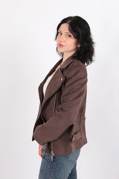 AYHAN 90746 Γυναικείο Suede Jacket