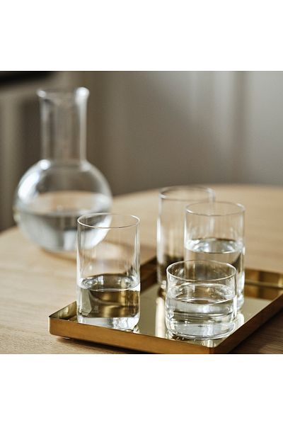 IKEA STOCKHOLM 2025 Glasses 40 cl, Set of 4 Modern Mouth-Blown Glassware by IKEA