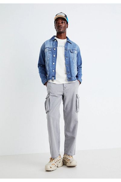Only & Sons Onsjust Box Taı Dnm Jacket Light Blue Men's Jacket 22031183