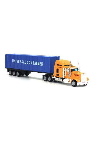 Generic Diecast Alloy Container Truck Multicolour