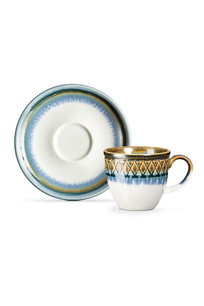 Madame Coco Antikes 4-teiliges Kaffeetassen-Set