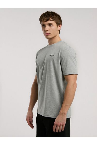 EVERLAST Ανδρικό μπλουζάκι Ever Essentials Regular Grey Melange
