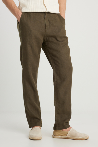 WRANGLER Chino Erkek Keten Pantolon W2510479801