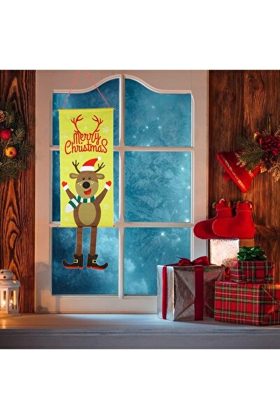 Arabest لافتة معلقة لعيد ميلاد سعيد، يمكن تعليقها في الحديقة أو الباب الخارجي...