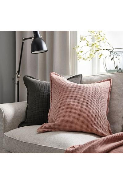 IKEA غطاء وسادة كلوتستار، وردي فاتح، ٥٠×٥٠ سم | لمسة ناعمة وأنيقة لمنزلك