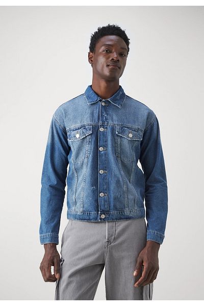 Only & Sons Onsjust Box Taı Dnm Jacket Light Blue Men's Jacket 22031183