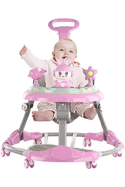 Yelajoy Baby Walkers,with Detachable Plate and Music Function,Mute Universal Wheel,for Baby Walk and Play