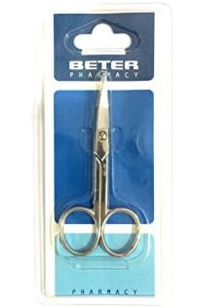 Beter Manicure Cuticles Curved Chrome Scissors