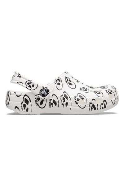 Crocs Saboti Classic Skull Print Clog Kids