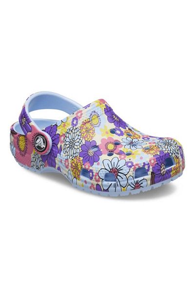 Crocs Saboti Classic Retro Floral Clog Kids