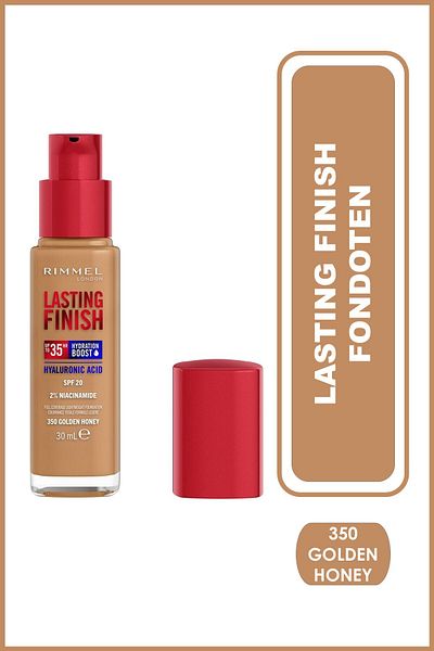 Rimmel Fondeten 350 - Golden Honey Color, Lasting Finish