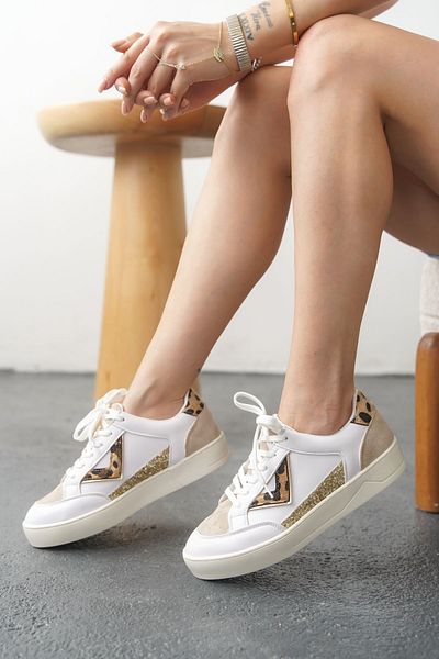 GOFFSHOES Pantofi sport Mambo pentru damă - Alb-Leo