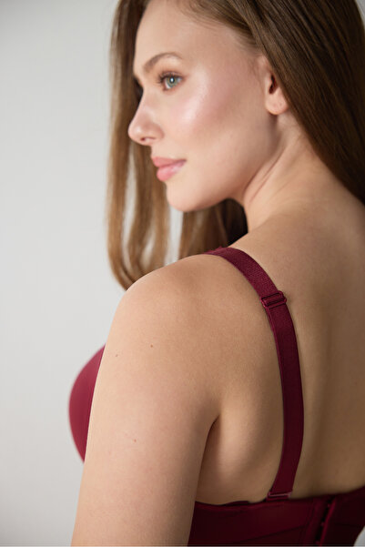 Magic Form Tulle Unwired Semi-Supporting Gathering Bra