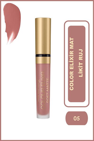 Max Factor Likit Mat Ruj Color Elixir Matte 005 Sand Cloud