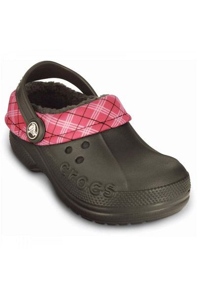 Crocs Saboti Crocs Blitzen Winter Plaid Kids 29-31 EU - C12-13 US Maro - Espresso/Blush