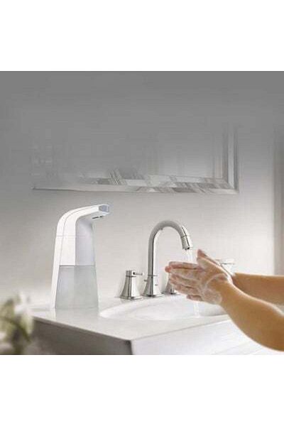 HALAMODO Automatic Foaming Soap Dispenser White 21cm