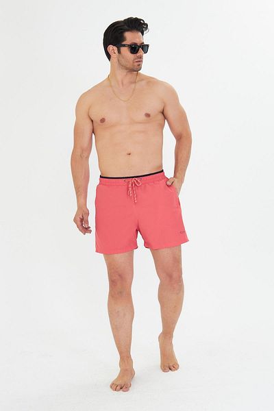 Enrico Ferry Men's Swim Shorts Swimsuit Coral 3270-C