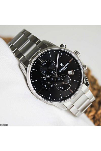 Daniel Klein Steel Cord Men's Wrist Watch