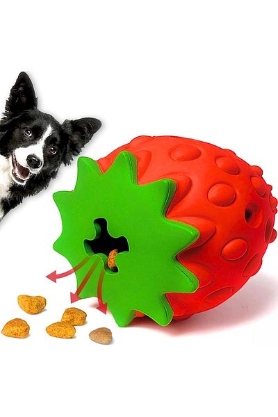 Yelajoy Interactive Treat Dispensing Chew Dog Toy,IQ Mental Stimulation & Enrichment,for Dogs Pets