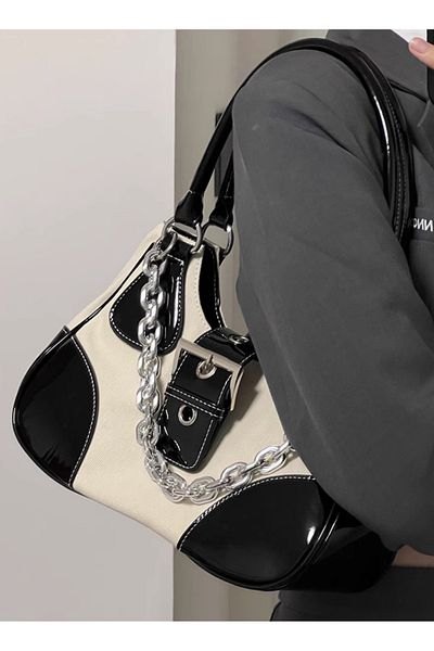 ETG Women's Underarm Bag Hand Crossbody Bag 31*11*22CM