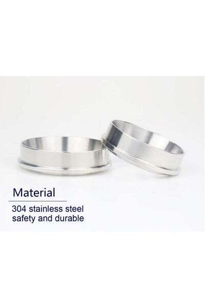 HALAMODO 51mm 304 Stainless Steel Espresso Barista Coffee Dosing Ring Silver 5.1cm