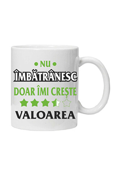 OEM Cana albă personalizată „Nu îmbătrânesc, îmi crește valoarea”, INOVATIX. ...