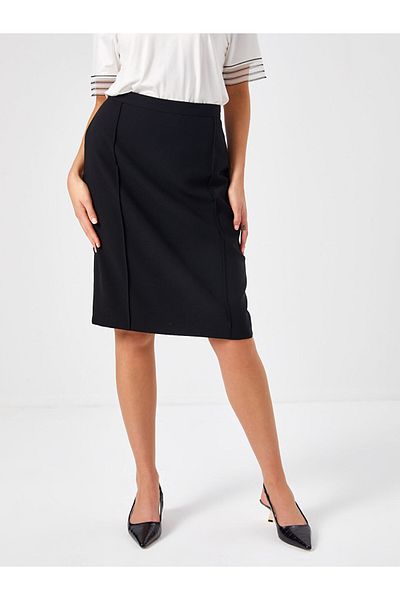 Faik Sönmez B00035 Fusta neagră Slim Fit
