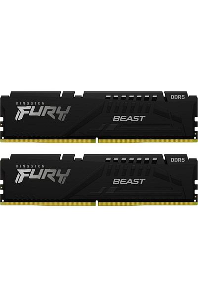 Kingston Memory Kingston FURY Beast Black, 16 GB (2x8GB), DDR5, EXPO, 6000 MHz, CL30, Dual Channel