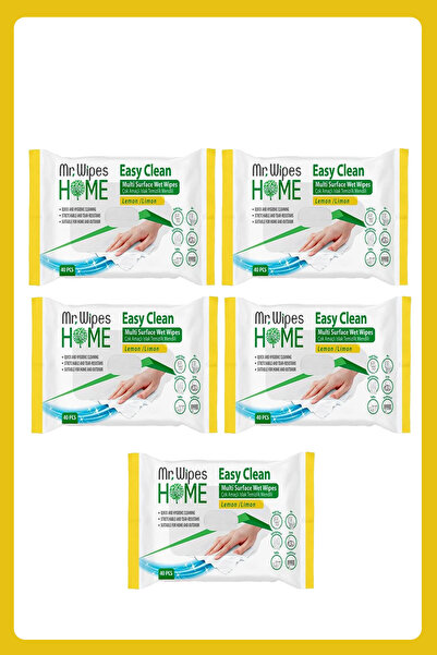 Farmasi مستر مناديل تنظيف الأسطح سهلة التنظيف 5 قطع برائحة الليمون 40 قطعة