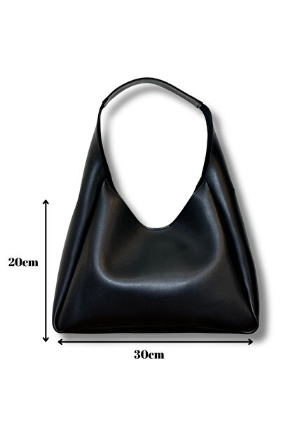 fular & bags Dámská černá kabelka do ruky a přes rameno se zapínáním na patentky a vnitřním oddílem na zip