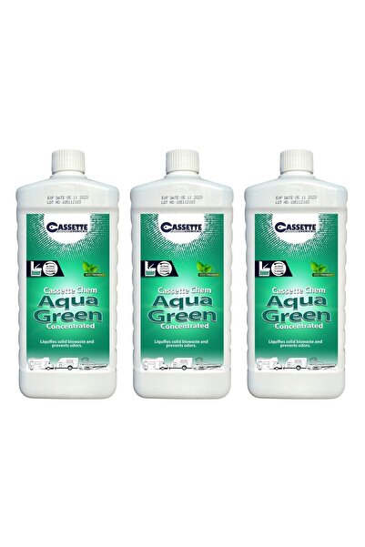 CASSETTE CHEMICALS Karavan Tekne Tuvalet Kimyasalı Aqua Green Atık Parçalayıc...