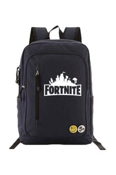 HALAMODO Fortnite Game Printed Backpack Blue/White/Black