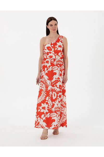 Pierre Cardin Red Comfort Fit Woven Dress 50301063 -Vr030