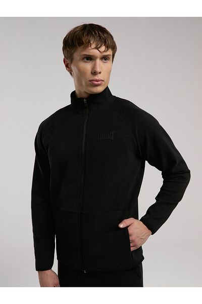 EVERLAST Мъжки суитшърт с цип и висока яка Ever Relaxed Regular в черно