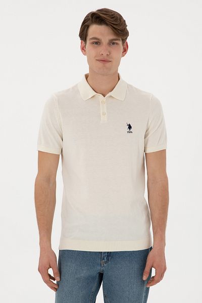 U.S. Polo Assn. Ανδρικό μπλουζάκι με λαιμόκοψη Polo Slim Fit 50299359-vr071