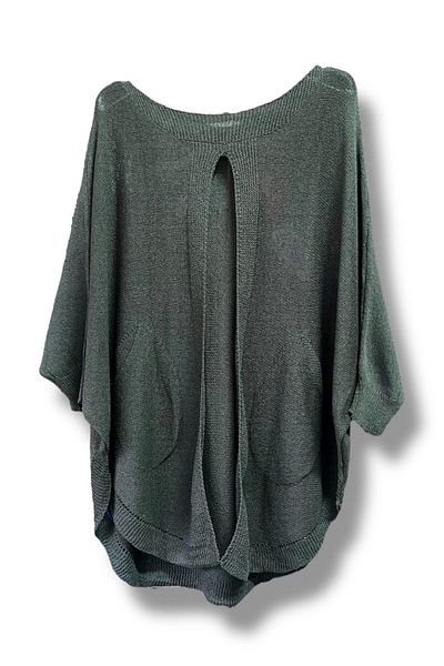 Butik Mercerized Two Pocket Cardigan