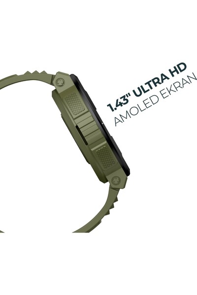 Zeblaze Ares Neo 3 Yeşil Akıllı Saat-1,43 Inç Hd Amoled Ekran- Yeni Realtek ® 8773 Giyilebilir Platform