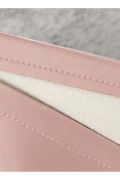 HALAMODO Leather Tissue Storage Box Pink 20x12x11cm