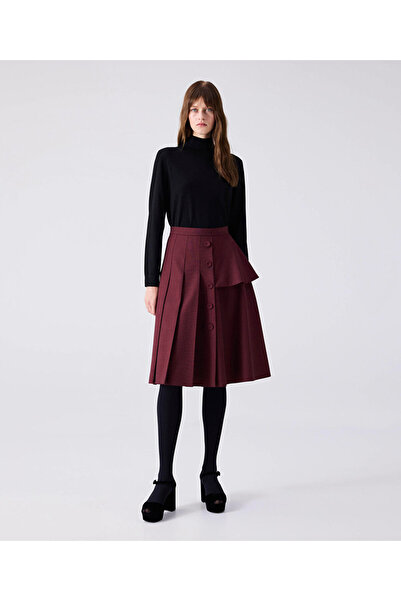 Machka Asimetrik volanlı etek