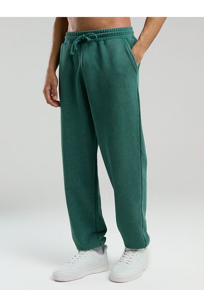 EVERLAST Αυθεντικό ανδρικό αθλητικό παντελόνι Boxing Oversize Dark Green