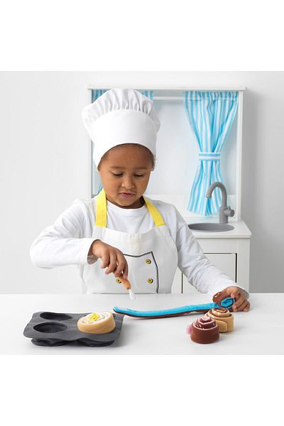 IKEA DUKTIG 6-piece roll set, cinnamon/bun