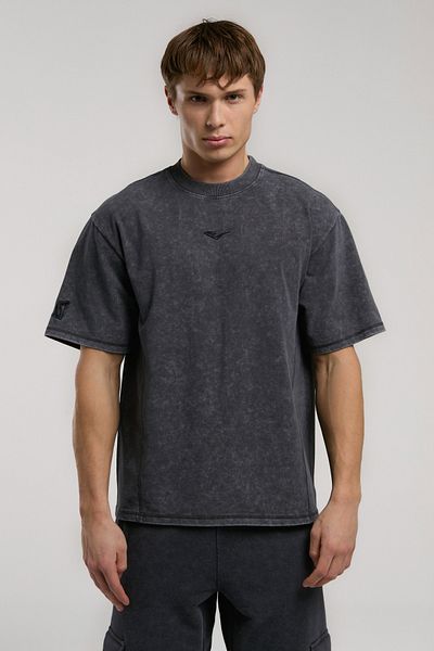 EVERLAST Ανδρικό μπλουζάκι Ny Street Oversize Anthracite