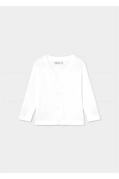 MAYORAL Boy's Knitted Cardigan White 1305