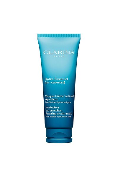 Clarins Hydra-Essentiel Hydrating Face Mask 15ml 24H Moisture, Double Hyaluronic Acid