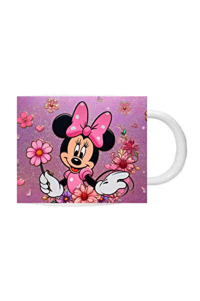 OEM Προσωποποιημένη λευκή κούπα "minnie 4", INOVATIX. 330ml
