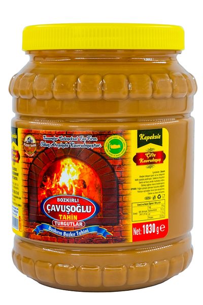 Bozkırlı Çavuşoğlu Çavuşoğlu Steppe Tahini Tahini Without Bran Plastic Box 1830Gr