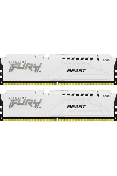 Kingston Memorii Kingston FURY Beast White, 32 GB (2x16GB), DDR5, 6000 MHz, CL30, EXPO